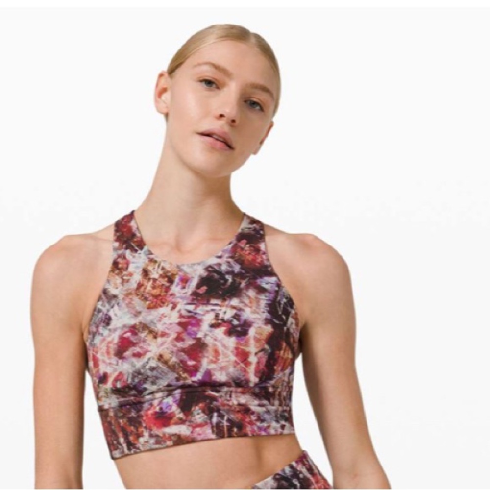 Lululemon Wunder Train Long Line Bra Sz 6